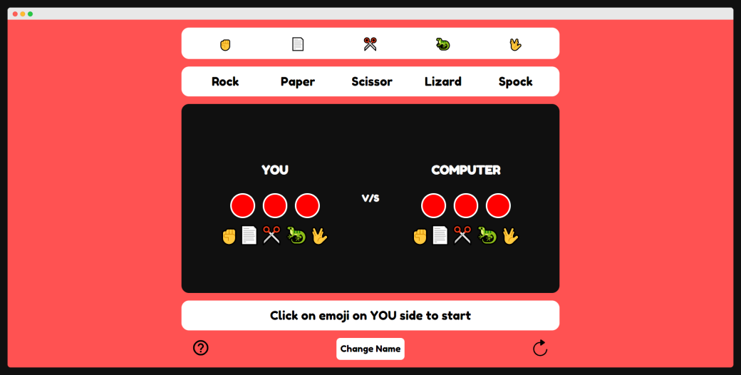 rpsls website screenshot.